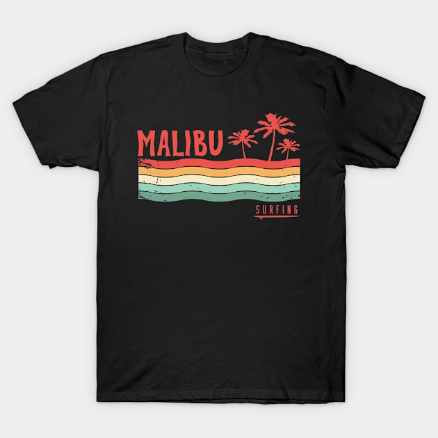 Malibu surfing T-Shirt by SerenityByAlex